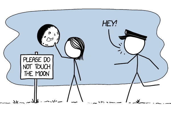 Don't touch the Moon comic
