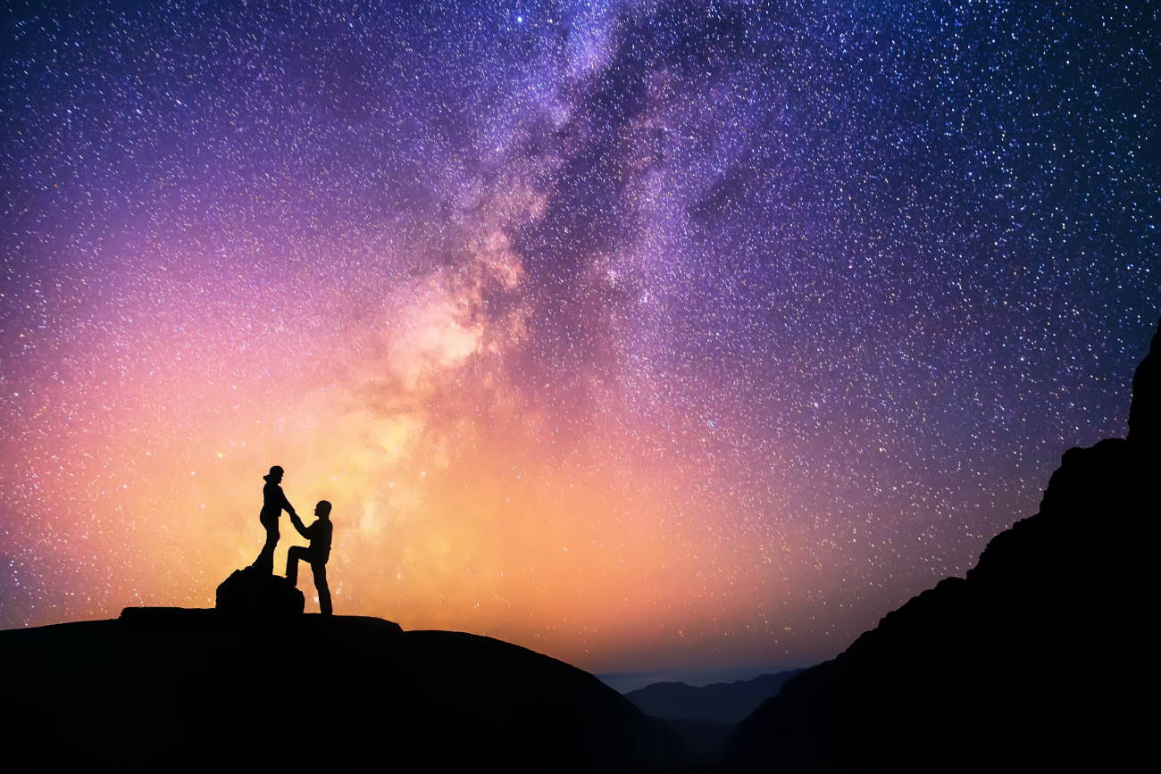 Getting Engaged in Space